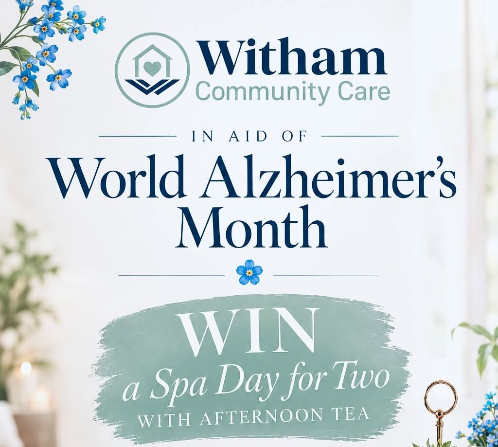 Enter our competition to win a spa day for two! In aid of World Alzheimer’s Month